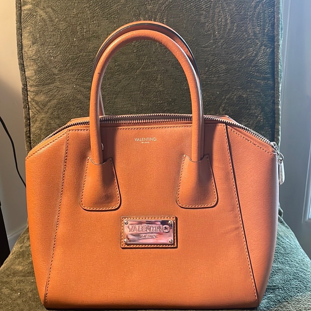 Valentino Milano tan tote bag